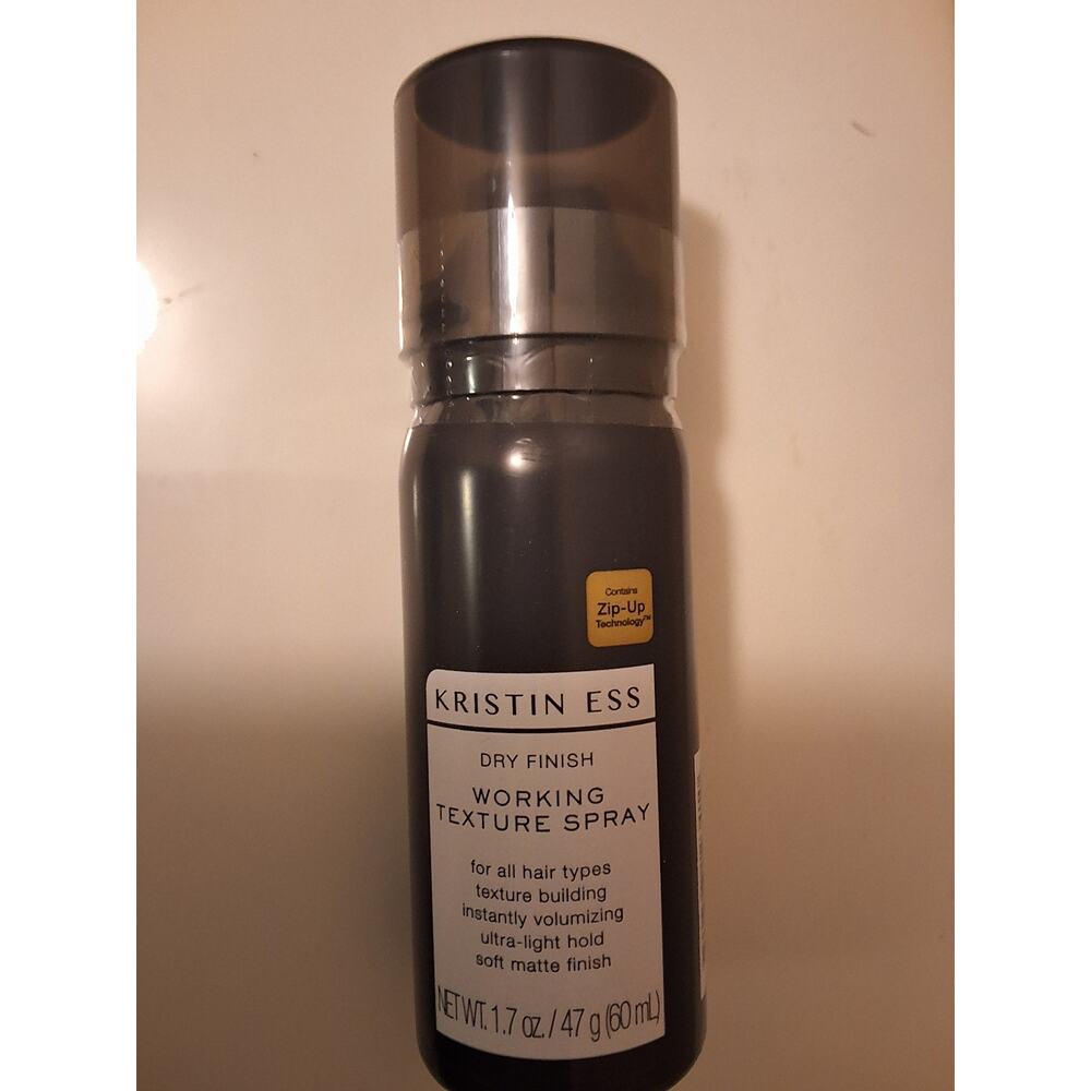 Kristin Ess Dry Finish Working Texture Spray. Travel Size Volumizing Hair NEW